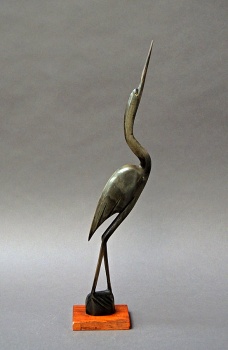 Ethnographic - Egret Bird Carving (Indian)